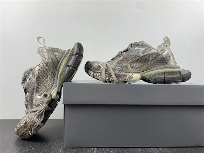 Balenciaga 3XL Trainer Worn Out Dark Grey 734734 W3xl7 Comfortable 4382