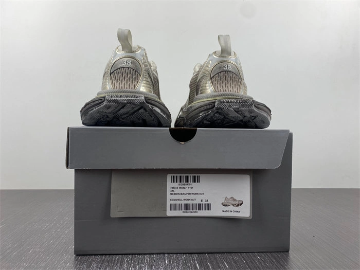 Balenciaga 3XL Trainer Worn Out Dark Grey 734734 W3xl7 Comfortable 4382