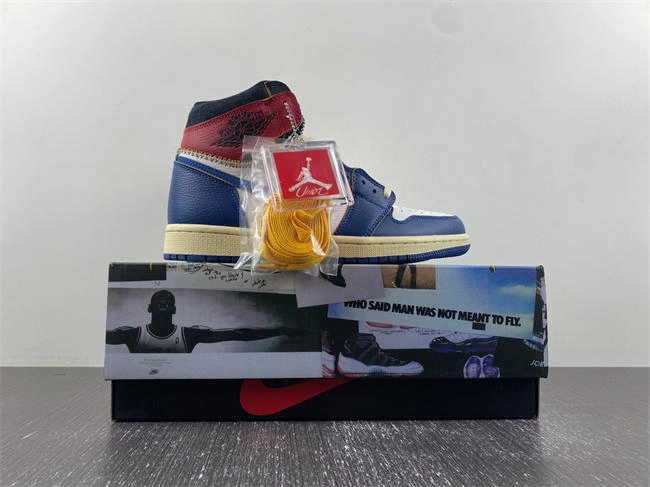 Original Jordan 1 Retro High Union Los Angeles Storm Blue BV1300- 3585