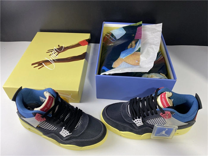 Jordan 4 Retro Union Off Noir DC9533- ModernLook 3872