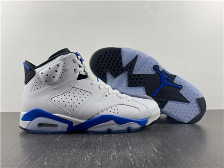 Jordan 6 Retro Sport Blue  384664- Stylish 4028