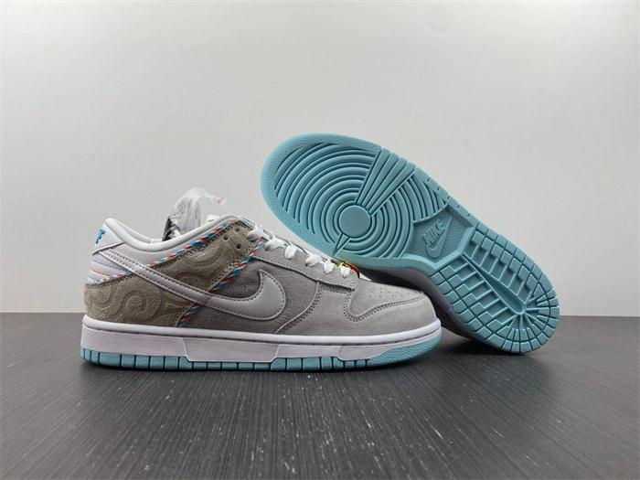 Functional Nike Dunk Low SE Barber Shop Grey DH7614- 4751