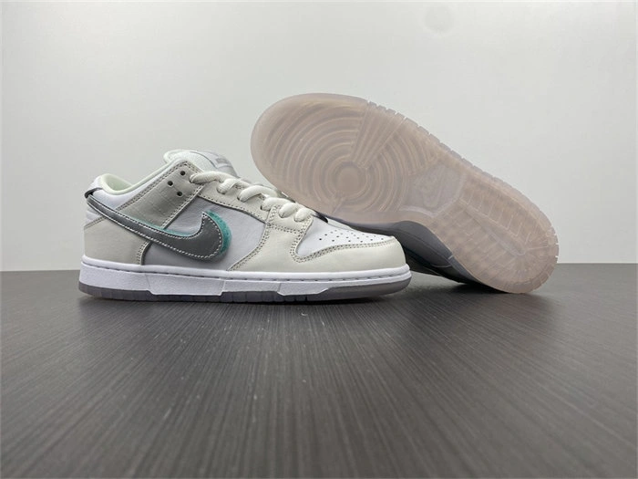 popular nike sb dunk low Di*m*nd supply co white Di*m*nd bv1310- 4842