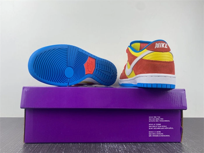 Stylish Nike SB Dunk Low Pro Bart Simpson BQ6817- 4844
