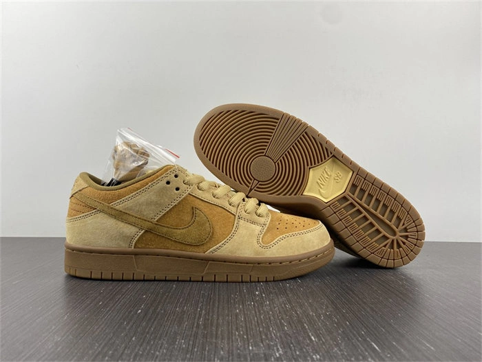 Elegant Nike SB Dunk Low Wheat 883232- 4849