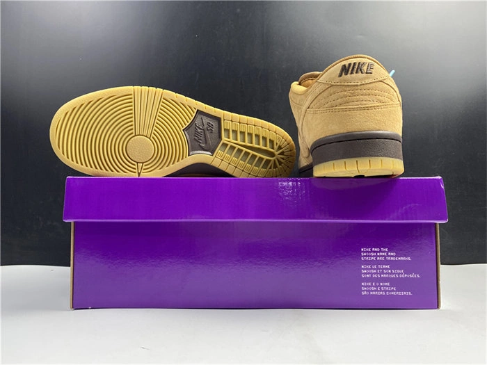 Sophisticated Nike SB Dunk Low Wheat BQ6817- 4913