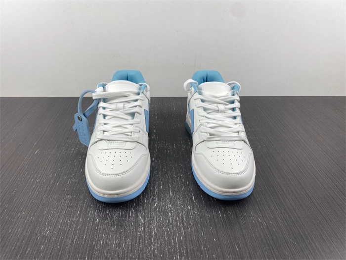HighPerformance OFF-WHITE Out Of Office OOO 30 MM Low Tops White Light Blue OMIA189C99LEA 3106