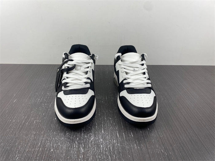 OFF-WHITE Out Of Office OOO Low Tops White Black White OMIA189C99LEA GoodFit 3108